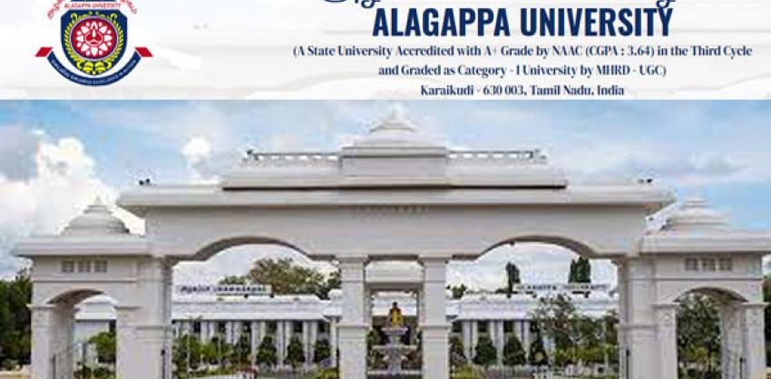 Alagappa University Recruitment 2022 Project Associate and Project Assistants Posts