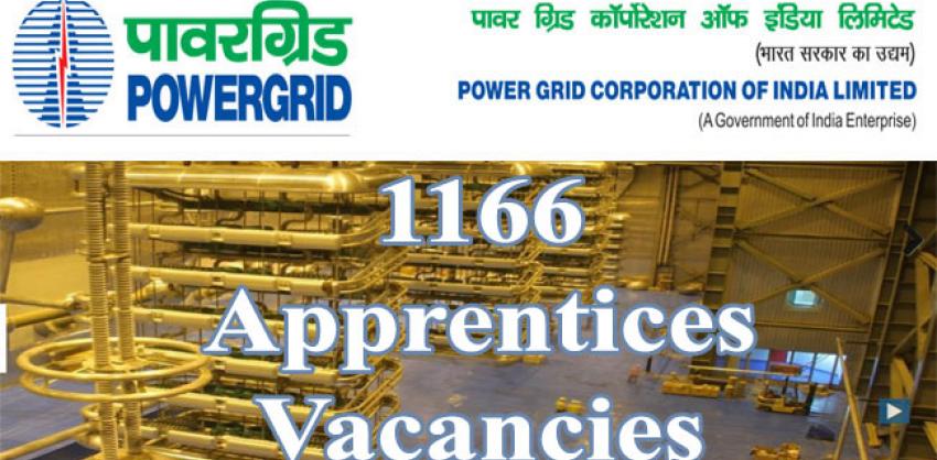 1166 Apprentices Vacancies in POWERGRID Check Details Here