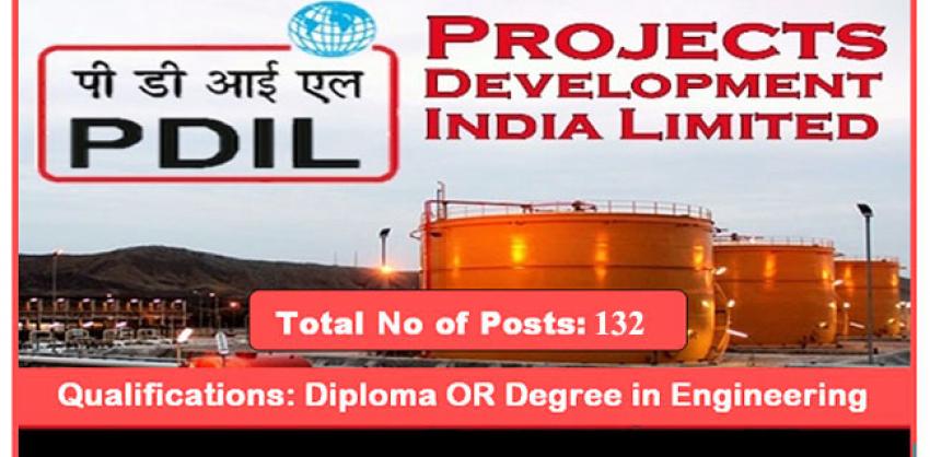 132 Engineering Jobs Opening in Projects & Development India Limited