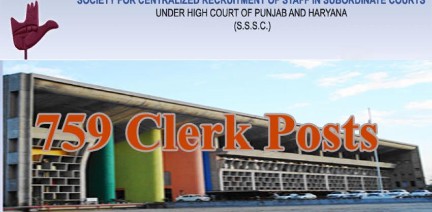 759 Jobs in SSSC for Clerk Posts Check Details Here