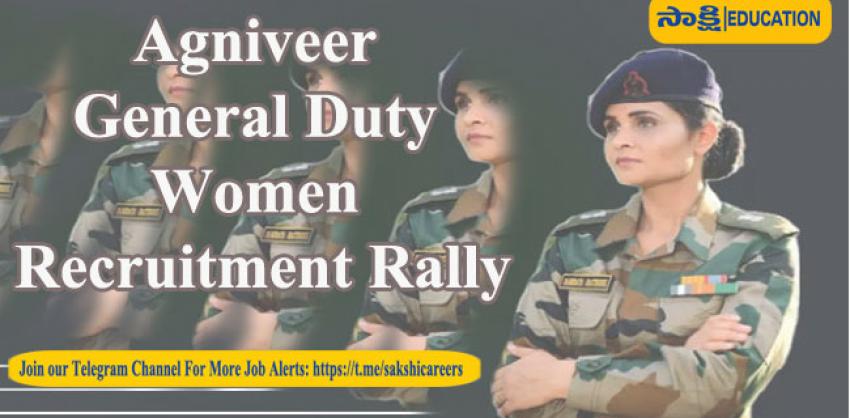 Indian Army Agniveer General Duty Women Recruitment Rally