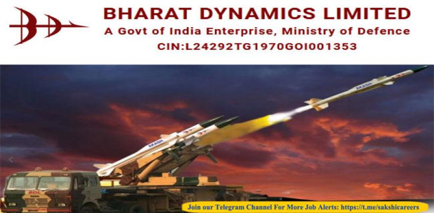 119 Jobs in Bharat Dynamics Limited