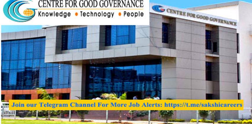 Centre for Good Governance Senior Technical Consultant Notification 2022 out