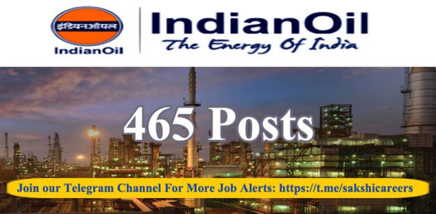 465 Jobs in IOCL Pipelines Division