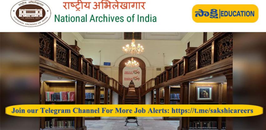 National Archives of India Assistant Microphotographs Notification 2022-23 out