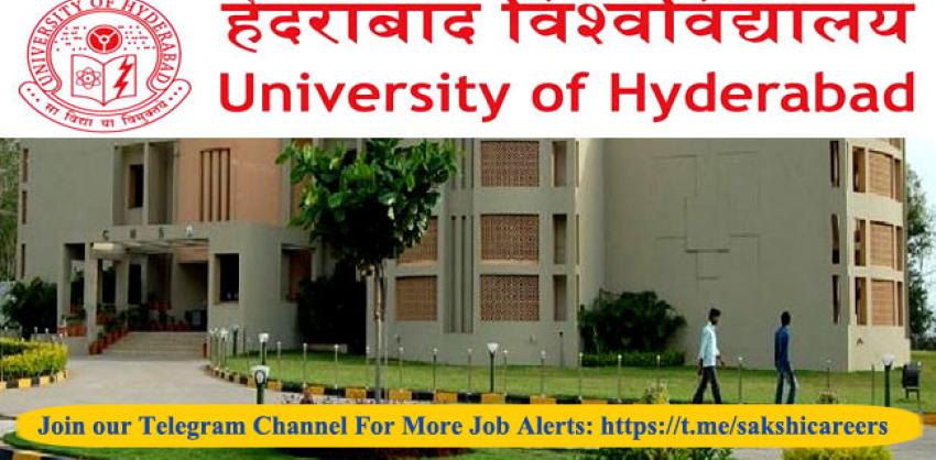 University of Hyderabad Research Assistants Notification 2022 out 