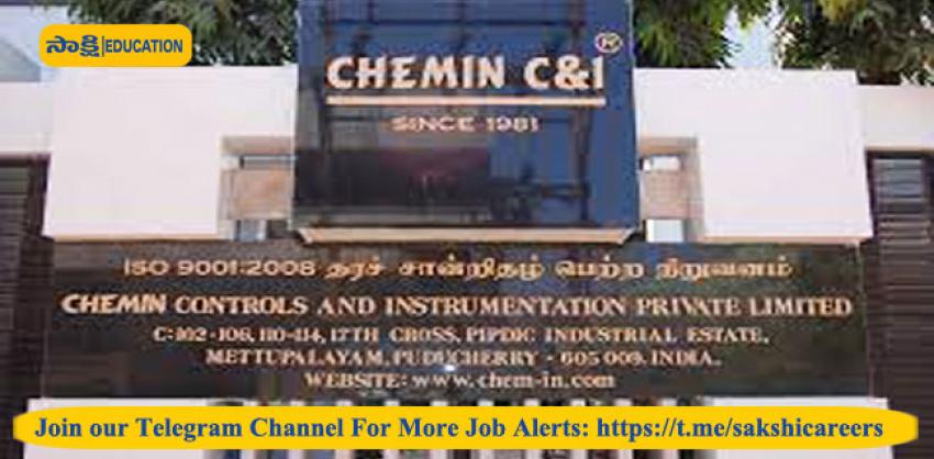 Chemin Controls & Instrumentation Pvt. Ltd. Recruiting Apprentices