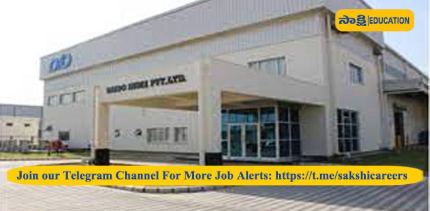 Daido India Private Limited Hiring Diploma Trainee