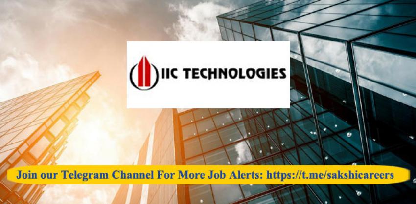 IIC Technologies Private Limited Hiring CAD Engineer or Marine GIS Engineer