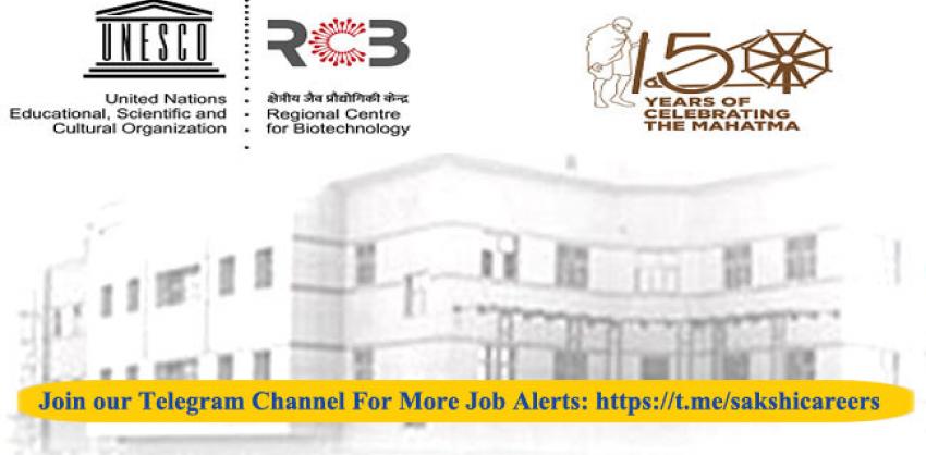 Regional Centre for Biotechnology Recruitment 2023: Apprentices