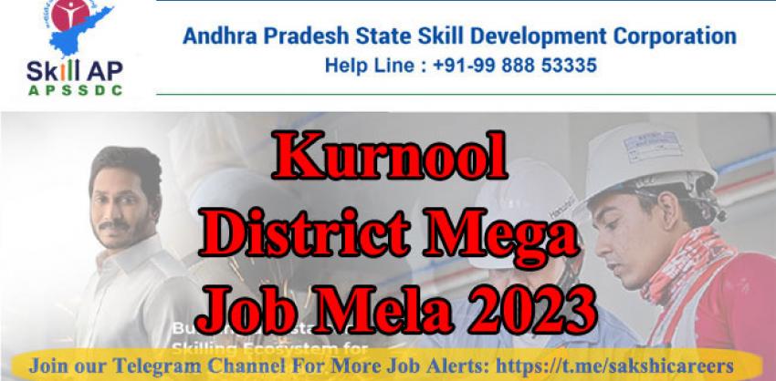 Kurnool District Mega Job Mela 2023