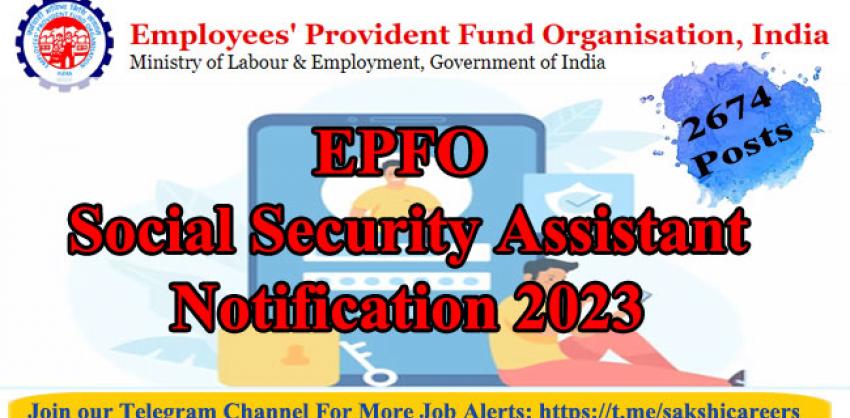2674 Jobs in EPFO
