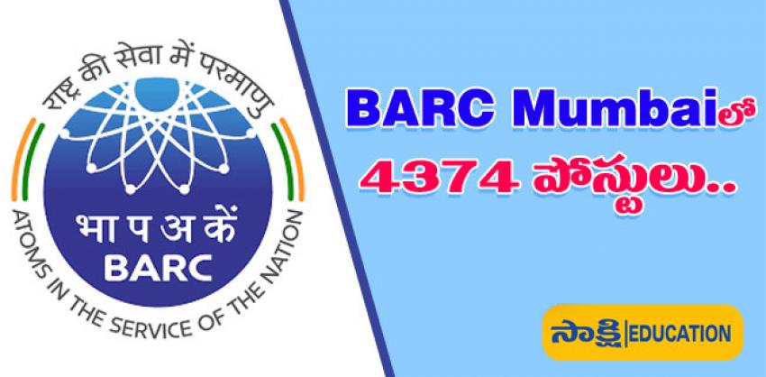 BARC Recruitment 2023 for 4374 posts