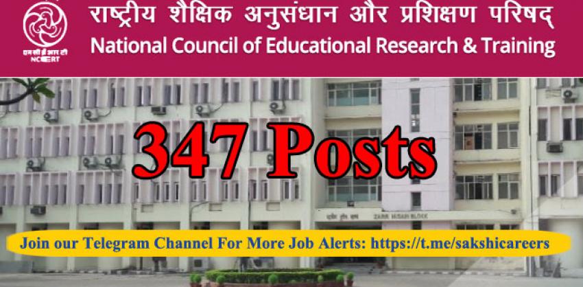 347 Non Teaching Posts at NCERT