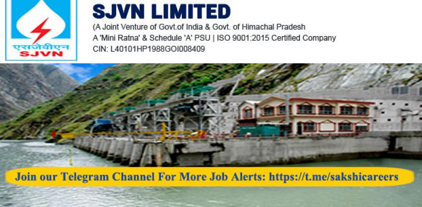 50 Jobs in SJVN Limited