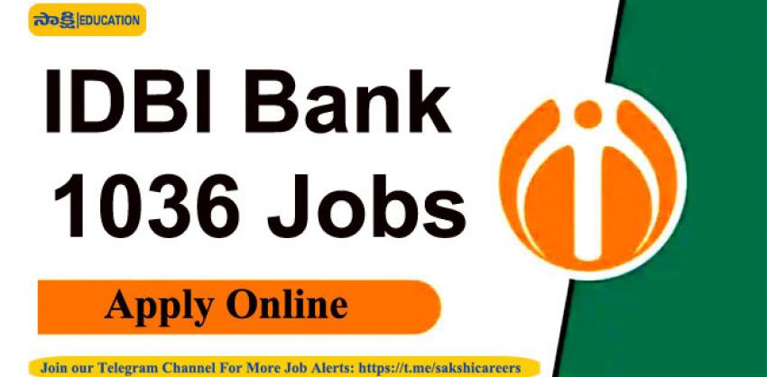 1036 Jobs in IDBI Bank Limited