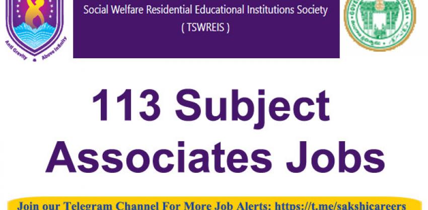 113 tswreis subject associates jobs 