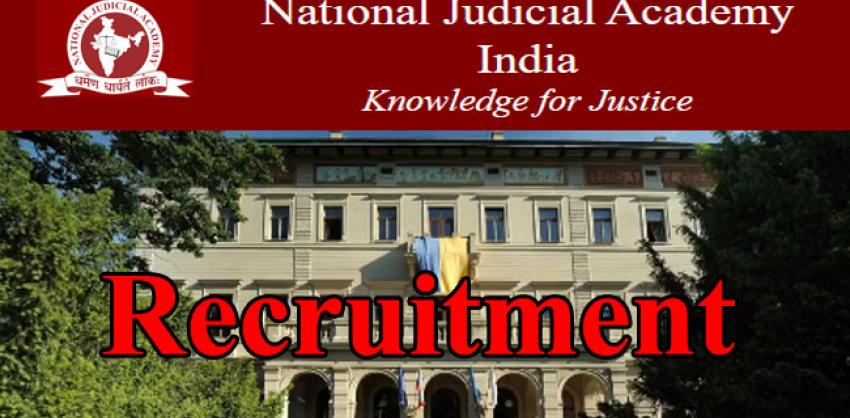 national judicial academy latest notification 2023 