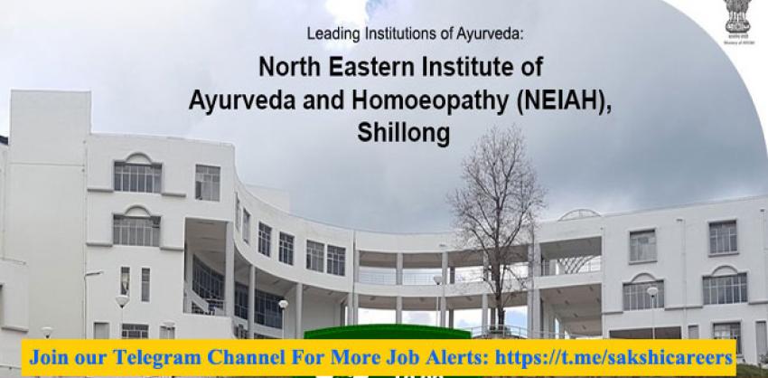 NEIAH New Recruitment 2023 Notification Faculty Non Faculty