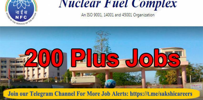 200 Plus Jobs in Nuclear Fuel Complex, NFCJobs, CareerDevelopment, ApplicationProcess