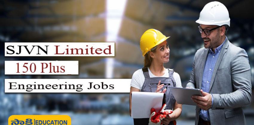 150 Plus Engineering Jobs in SJVN Limited