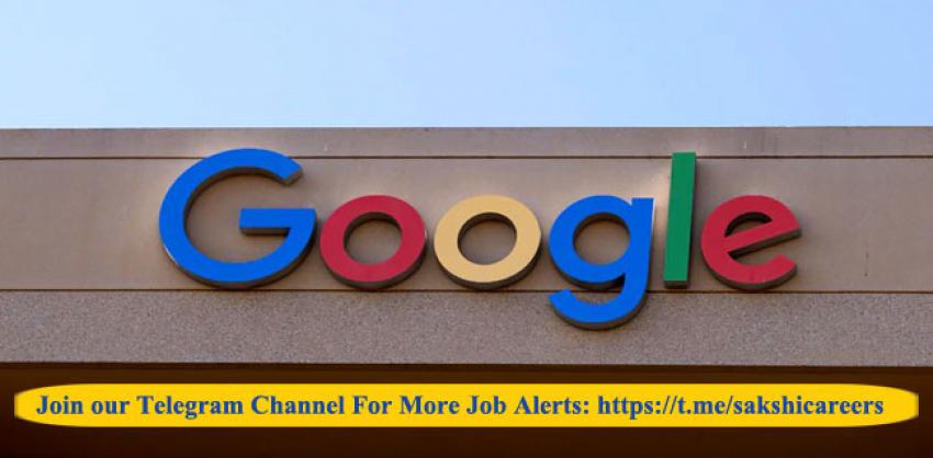 Job Opening in Google for Bachelor's degree holders