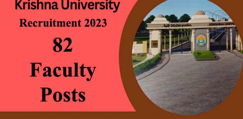 krishna university recruitment 2023