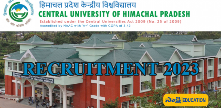 central university of himachal pradesh recruitment 2023