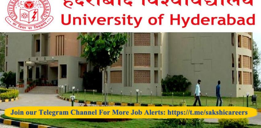 university of hyderabad recruitment 2023