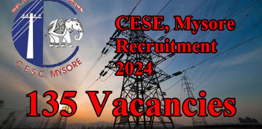 cese mysore recruitment 2024