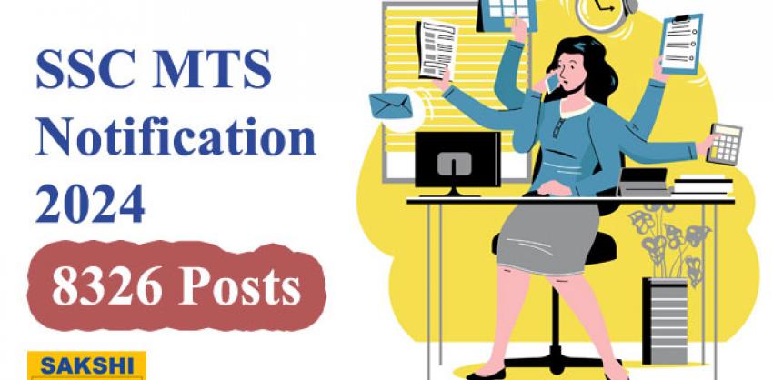 SSC MTS Notification 2024 for 8326 Posts  SSC recruitment announcement for Multi-Tasking Staff and Havaldar posts