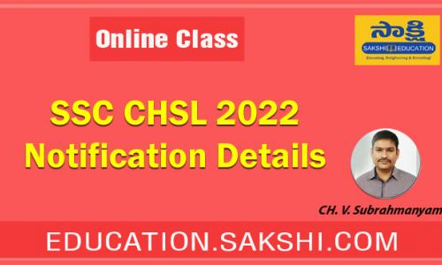 SSC CHSL 2022 Notification Details