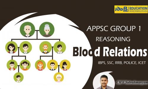  Reasoning | Blood Relation, sakshi education  
