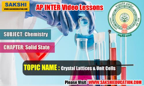 AP Sr Inter Chemistry Videos Solid State - Crystal Lattices & Unit Cells