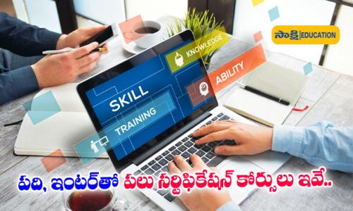 certification courses and job opportunities after 10th and inter  Class 10th and Inter Exams Certificate   Job Opportunities  Skill Development 