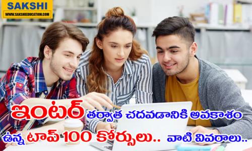 Top 100 Courses to Study After Inter  Career pathways and job opportunities after completing Inter Examinations