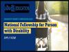 UGC National Fellowship for Persons with Disabilities 