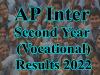 AP Inter Second Year (Vocational) Results 2022