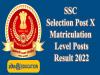 SSC Selection Post X (Matriculation level posts) Result 2022 out
