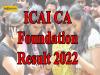 ICAI CA Foundation Results 2022 out