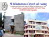 All India Institute of Speech and Hearing Notification