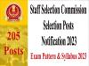 205 Selection Posts in SSC
