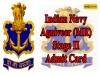 Indian Navy Agniveer (MR) Stage II Admit Card 
