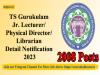 TS Gurukulam Jr. Lecturer/ Physical Director/ Librarian Detail Notification 2023