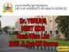 Dr. YSR University of Health Sciences MDS Ranks