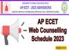 AP ECET Web Counselling Schedule