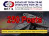 becil 250 field assistant posts application process 