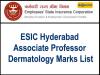 ESIC Hyderabad Associate Professor Dermatology