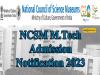 NCSM Admission