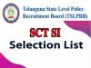 Telangana Police SCT SI Selection List